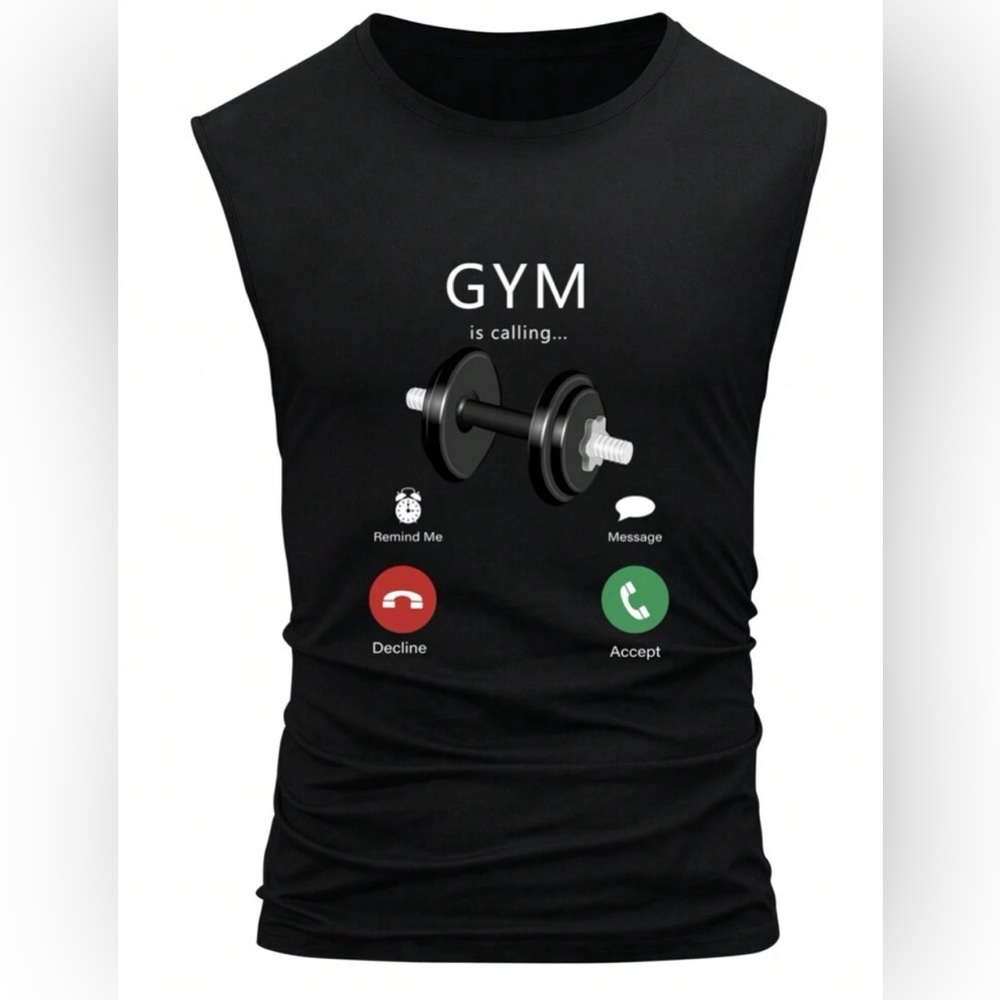 Men Letter Graphic Tank Top